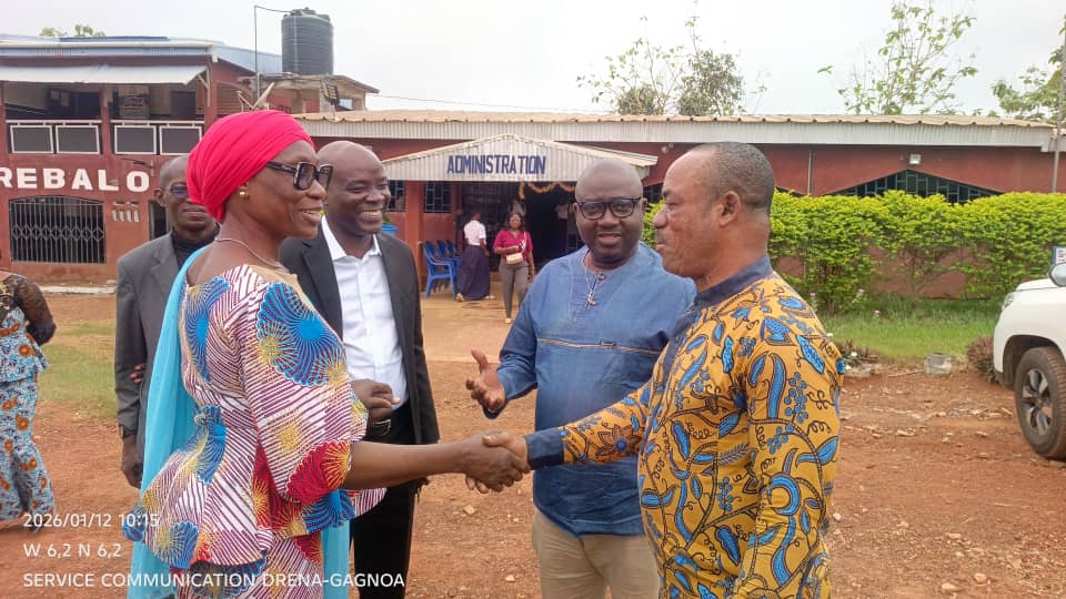 TOURNEE DE RECONNAISSANCE ET DE TRAVAIL DE MME LE DRENA A GUIBEROUA ET DIGNAGO